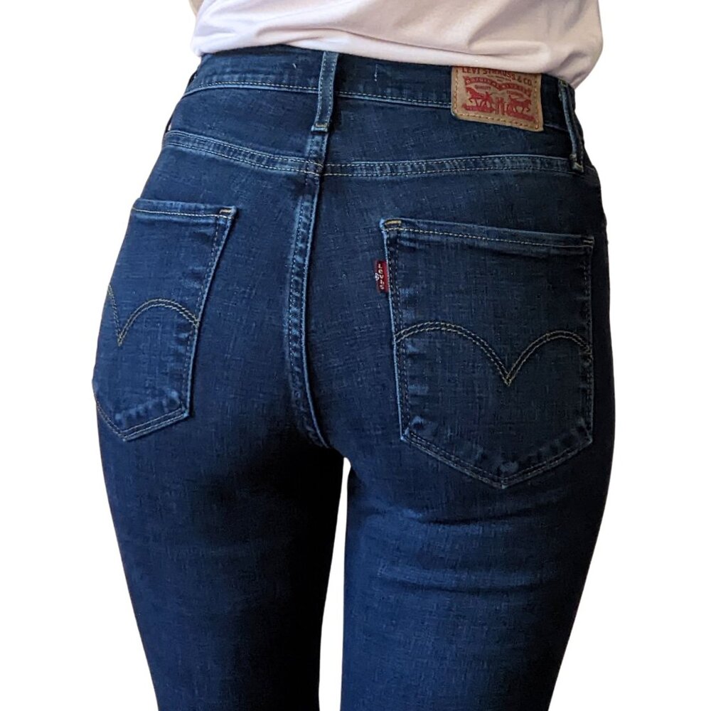 Levi’s 721 High Rise Skinny Jeans, Sz 27 - Dark Wash, Stretch, Flattering Fit